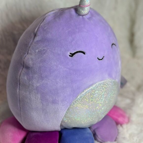 Squishmallows Davina the Unicorn Octopus - Octocorn Plush Stuffed Animal - Picture 11 of 12